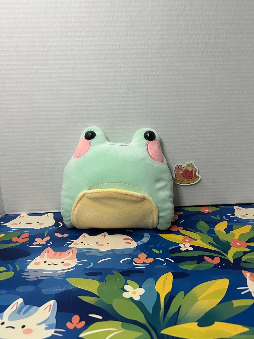 Frog with Pouch Plush Stuffed Animal Toy Doll